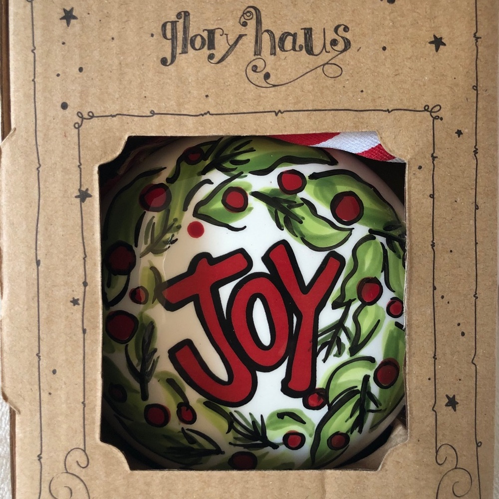 💖 Bring JOY Home NWT Glory Haus Ornament💖